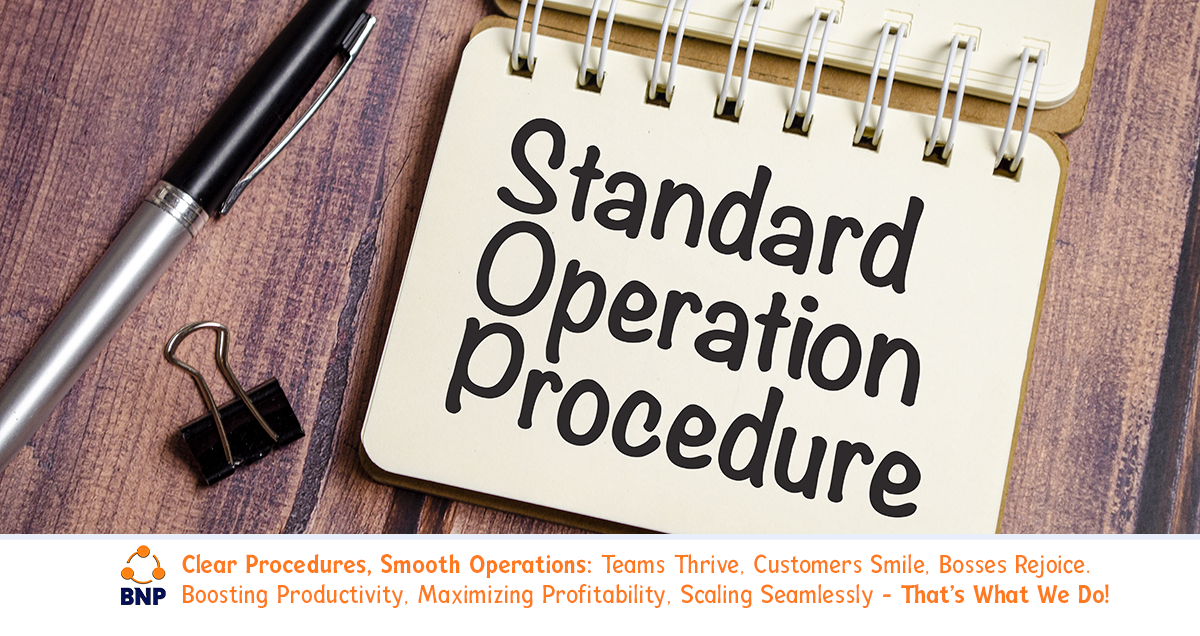 Delegation with Standard Operating Procedures Flowchart